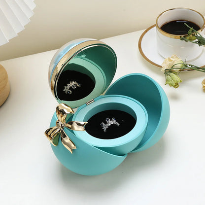 Round Eternal Rose Gift Box for Necklace, Ring, and Jewelry