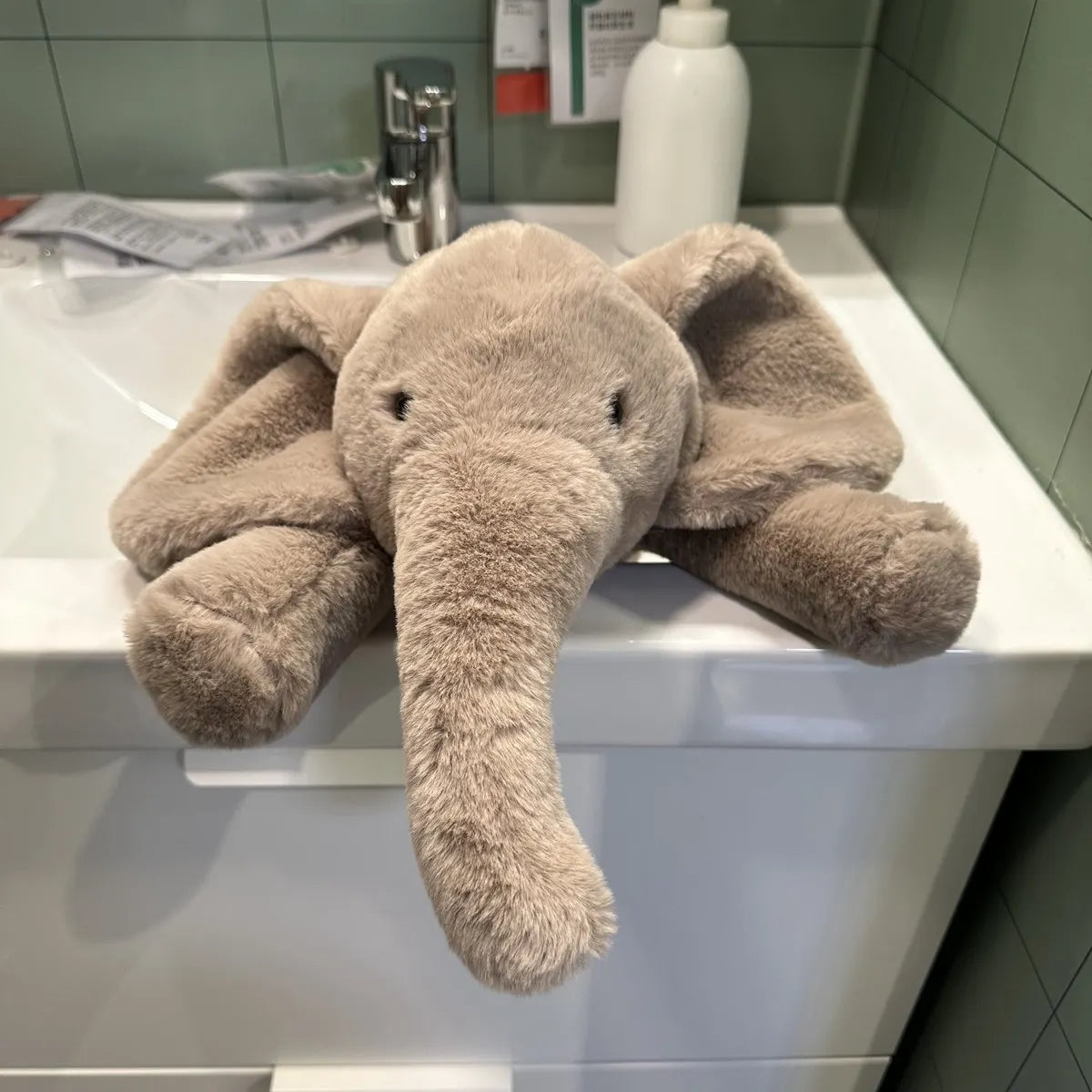 Cute 45cm Cartoon Elephant Plush Toy - Soft & Adorable Gift for All Ages