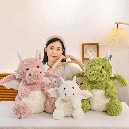 Cute Pterosaur Plush Toy - Adorable Flying Dinosaur Pillow for Kids