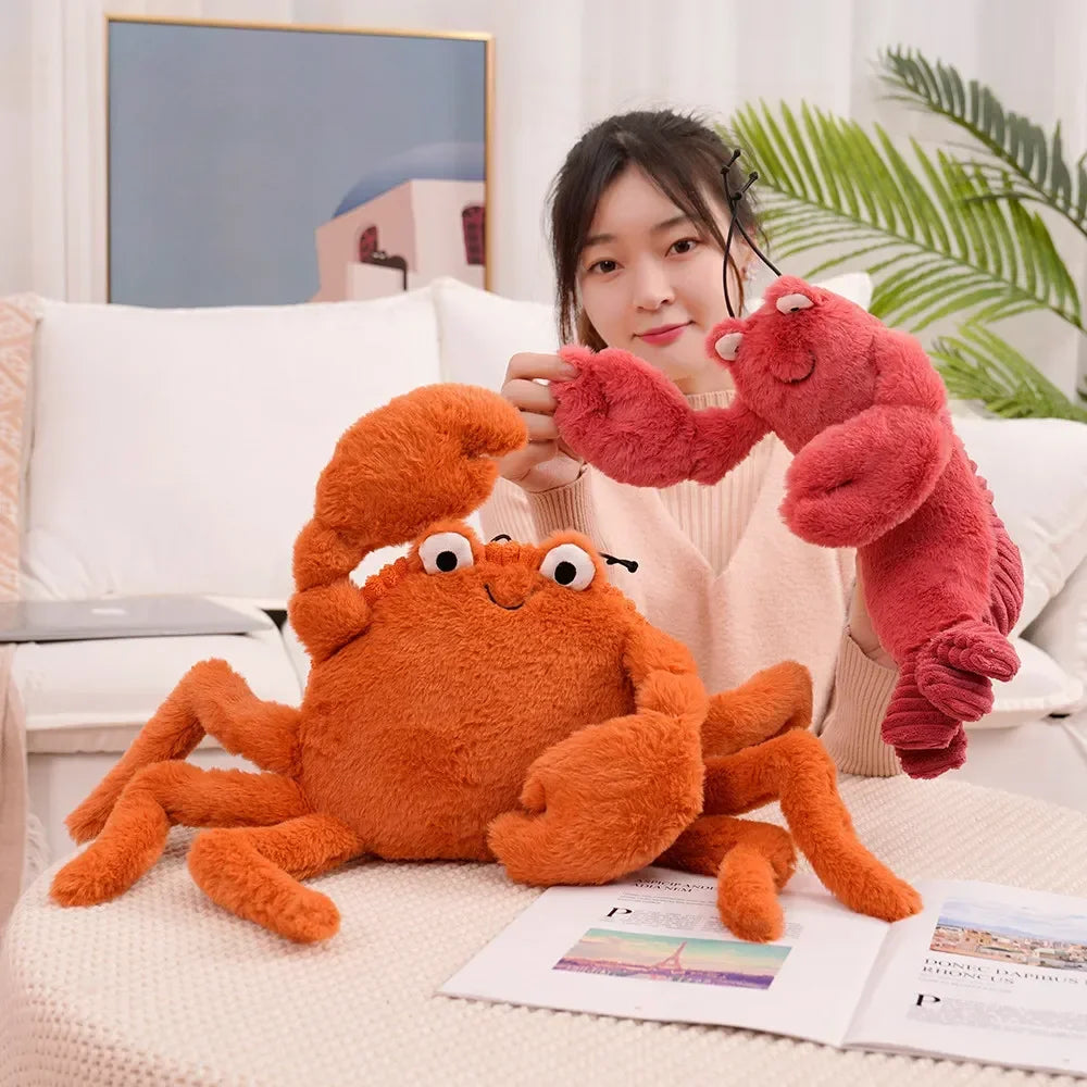 Soft Jellycat Crab Plush Doll - Adorable Gift for Kids & Collectors!