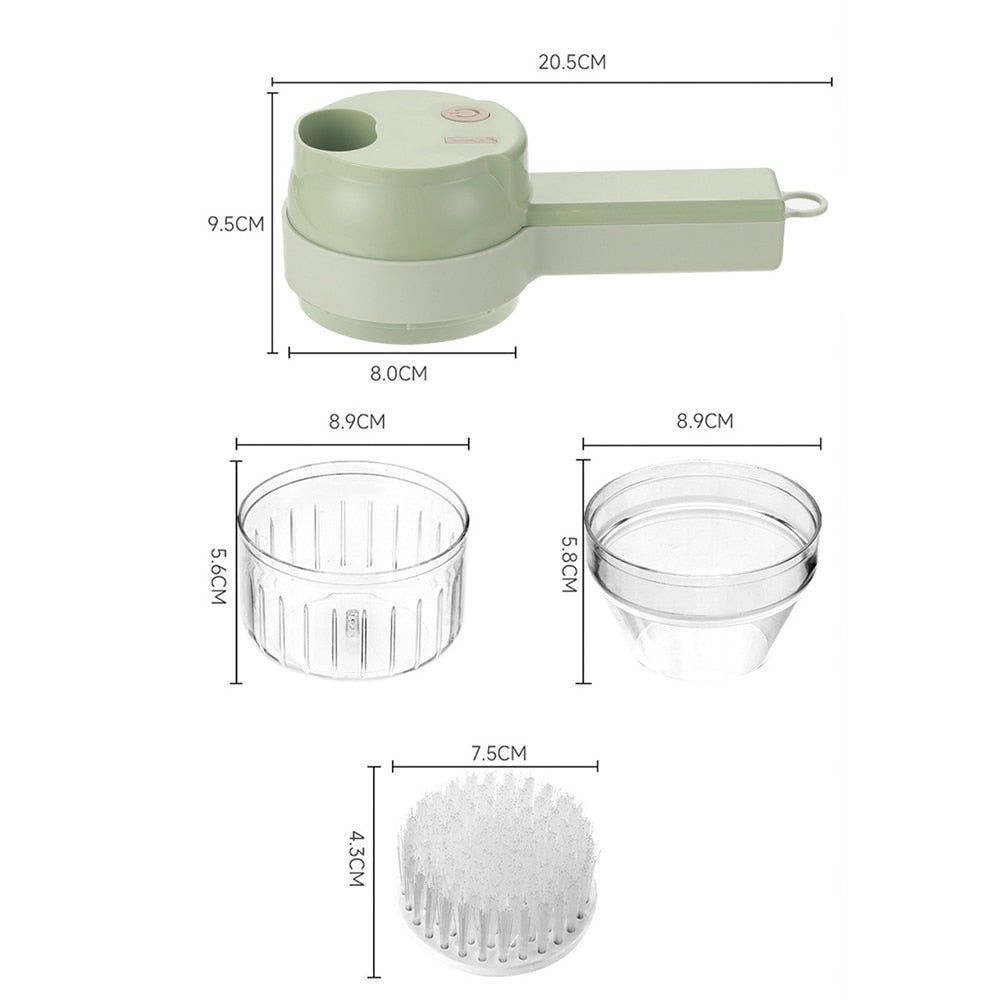 4-In-1 Kitchen Electric Cutter Set