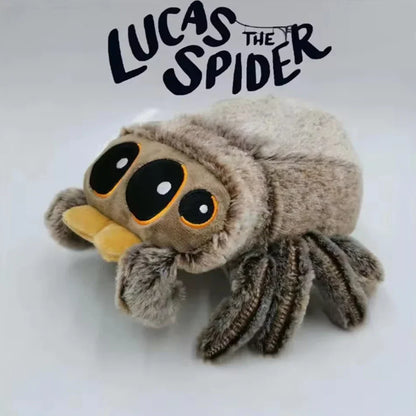 Soft Spider Plush Pillow - Cute Black Stuffed Animal Decor