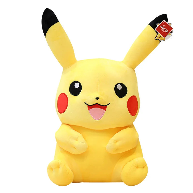 Kawaii Pikachu Plush Toy - Adorable Anime Throw Pillow for Kids & Friends
