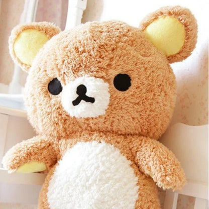 Kawaii Relax Bear Plush Cushion 60cm 80cm
