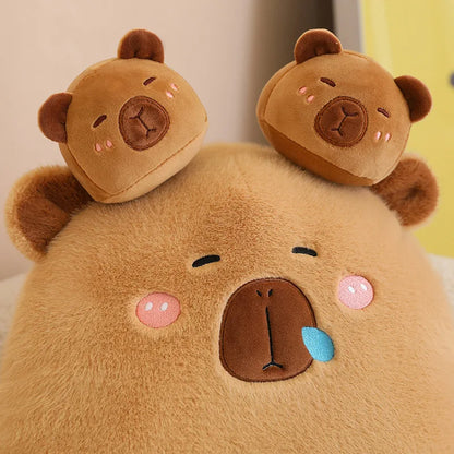 Capybara Plush Pillow Soft Stuffed Doll