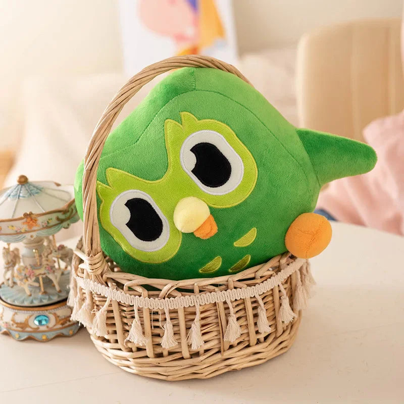 Charming Green Owl Plush Toy