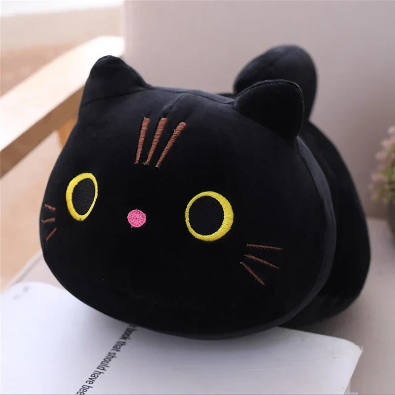 Huge Plush Animal Pillows - Adorable Cat, Piggy & Hamster Cushions