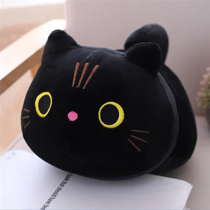 Huge Plush Animal Pillows - Adorable Cat, Piggy & Hamster Cushions