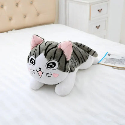Cute Cat Plush Toy - Soft Cheese Doll for Kids