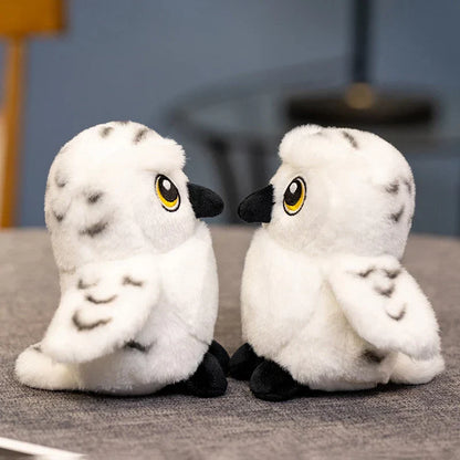 Hedwig Owl Plush Toy Soft Stuffed Animal Cute Shoulder Plush for Kids