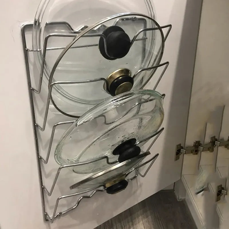 Wall Or Cabinet Door Pot Lid Mount