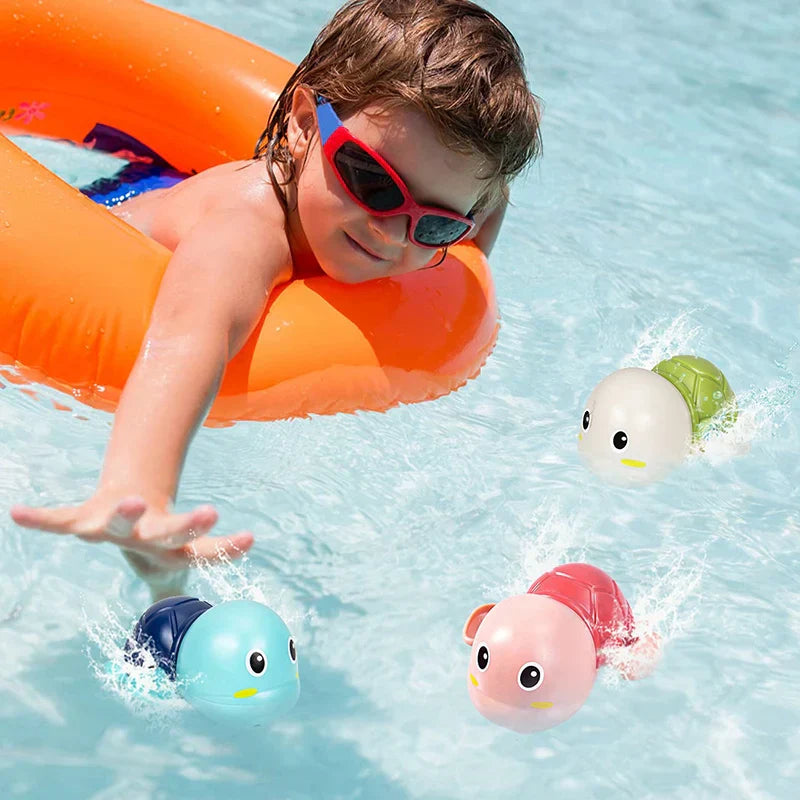 Swimming Turtle Bath Toys For Baby Tolder