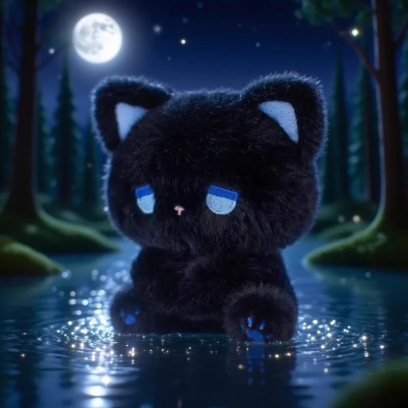 Emo Cat Plush Doll Cute Stuffed Toy Gift for Couples