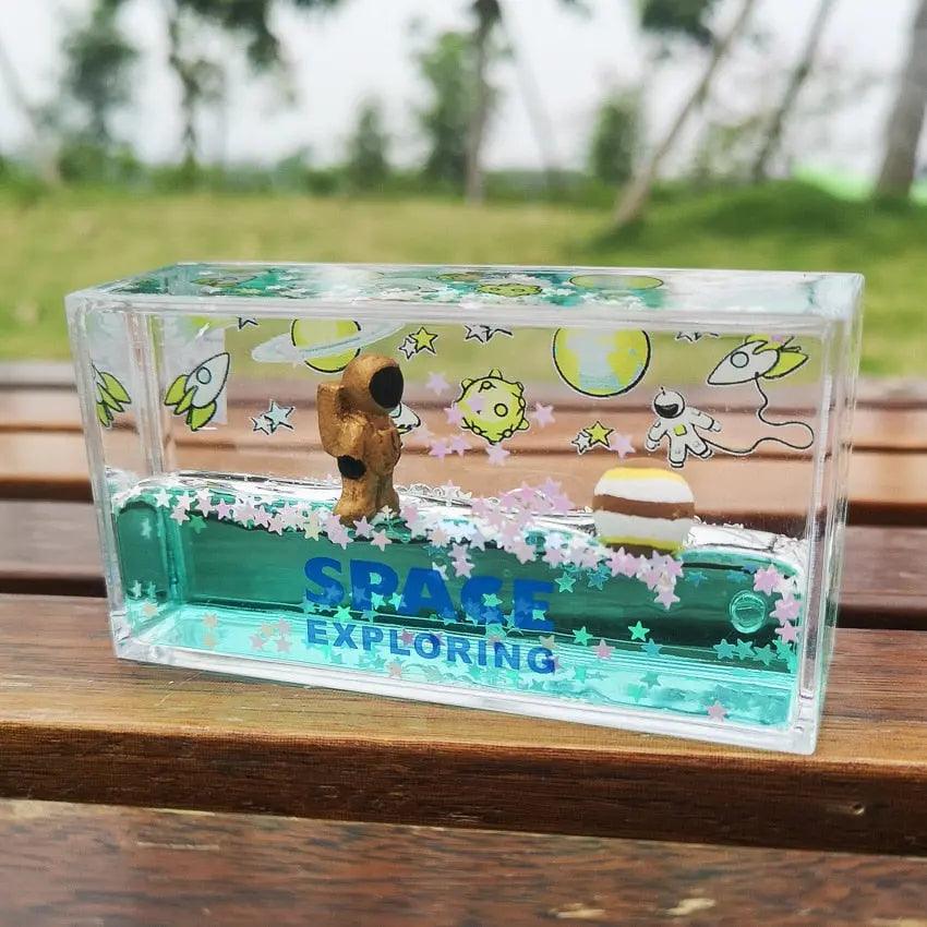 Cruise Ship Decoration Toy Fluid Drift Bottle Titanic Creative Ship
