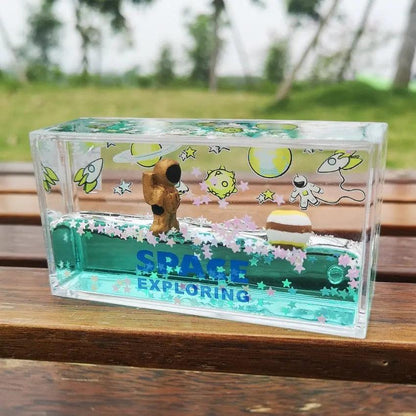 Cruise Ship Decoration Toy Fluid Drift Bottle Titanic Creative Ship