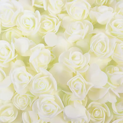 Foam Rose Heads 3.5cm - DIY Artificial Flowers for Wedding, Valentine's Day, and Home Decoration
