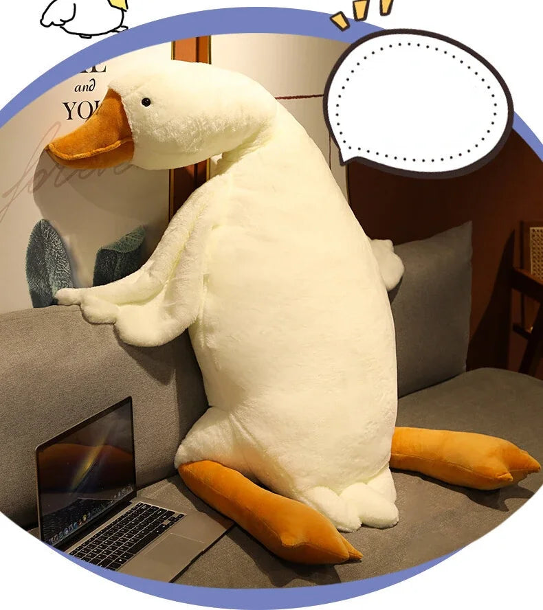 Giant Plush Goose Hug Doll - Soft, Cute, and Perfect for Kids!