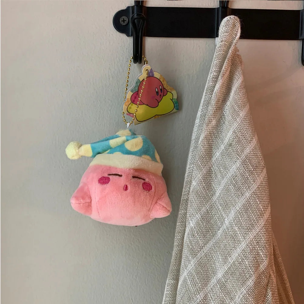 Kawaii Star Kirby Plush Doll Keychain - Cute Gift for Kids & Home Decor