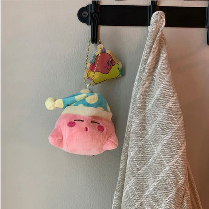 Kawaii Star Kirby Plush Doll Keychain - Cute Gift for Kids & Home Decor