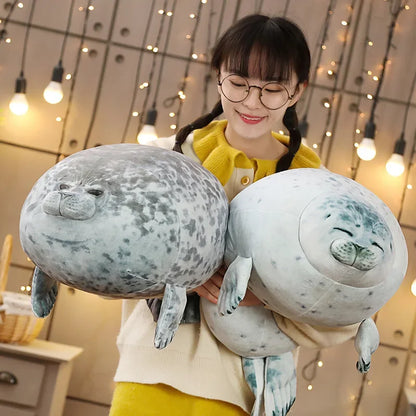 Cute Sea Lion Plush Pillow - Soft & Adorable Home Decor Accent