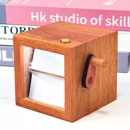 Personalized Hand Crank Photo Flip Box with Light