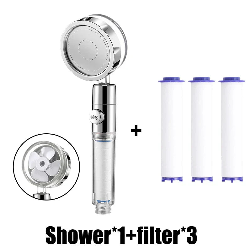 Turbocharged Rotating Shower