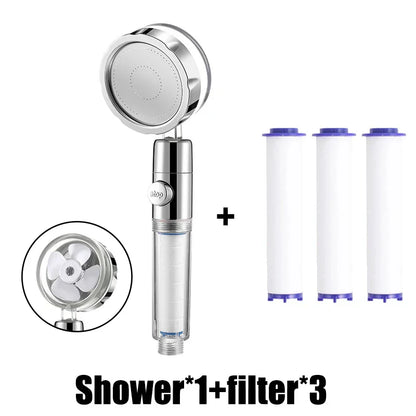 Turbocharged Rotating Shower