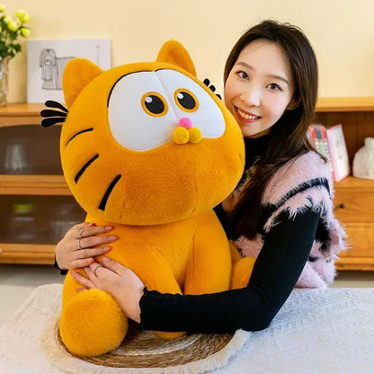 Kawaii Anime Garfield Plush Keychain - Cute Backpack Pendant for Kids