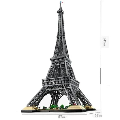 10001Pcs Eiffel Tower Bulding Blocks 1.5M Compatible Tall Model Bricks