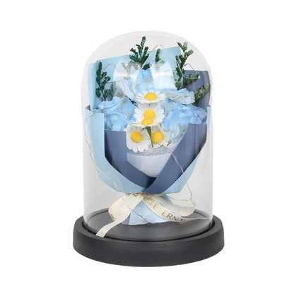 Eternal Rose Starry Glass Dome Decor