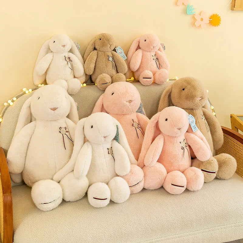 70cm Large Long Ear Rabbit Plush Toy Soft Bunny Stuffed Animal Pillow for Kids