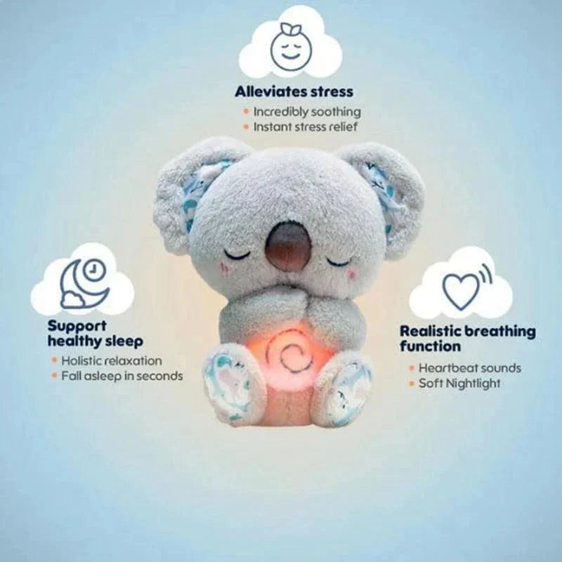Anxiety Relief Sleeping Koala Breathing Plush Toy