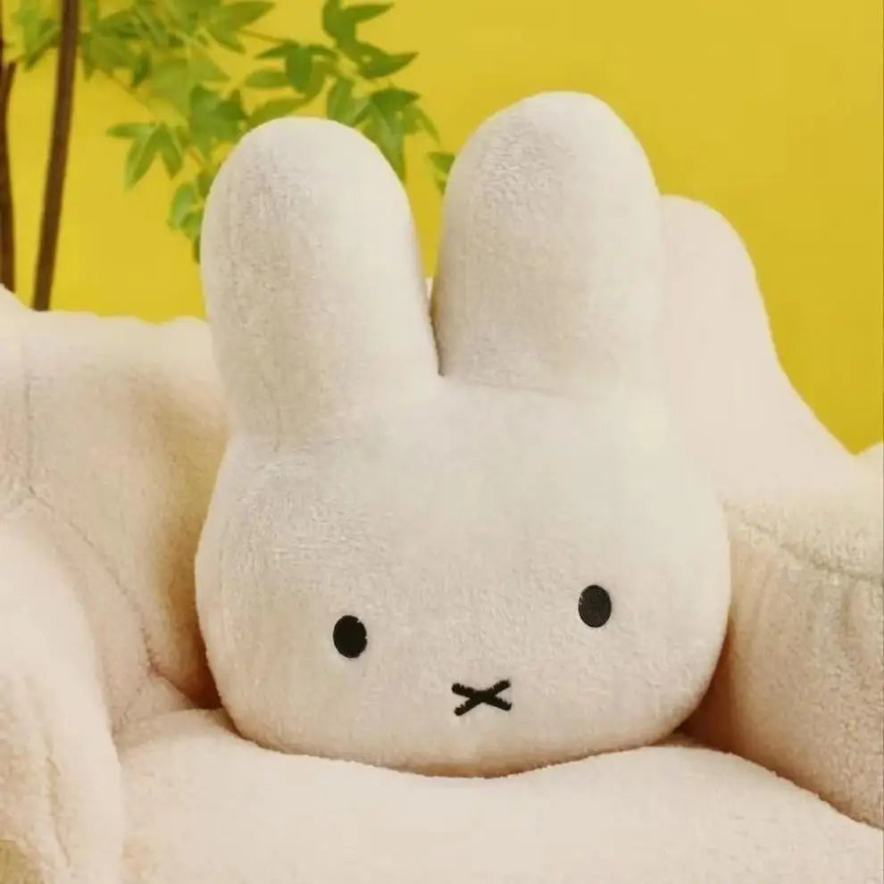 Miffy Plush Doll - Soft Bed Pillow and Sofa Cushion for Kids and Adults