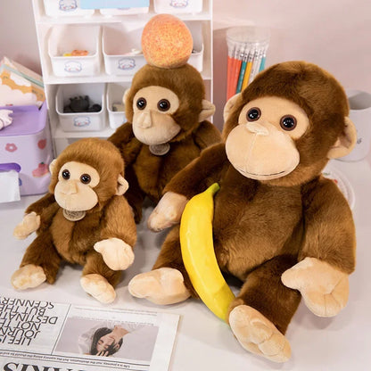Monkey Doll Soft Plush Toy for Wild Animals