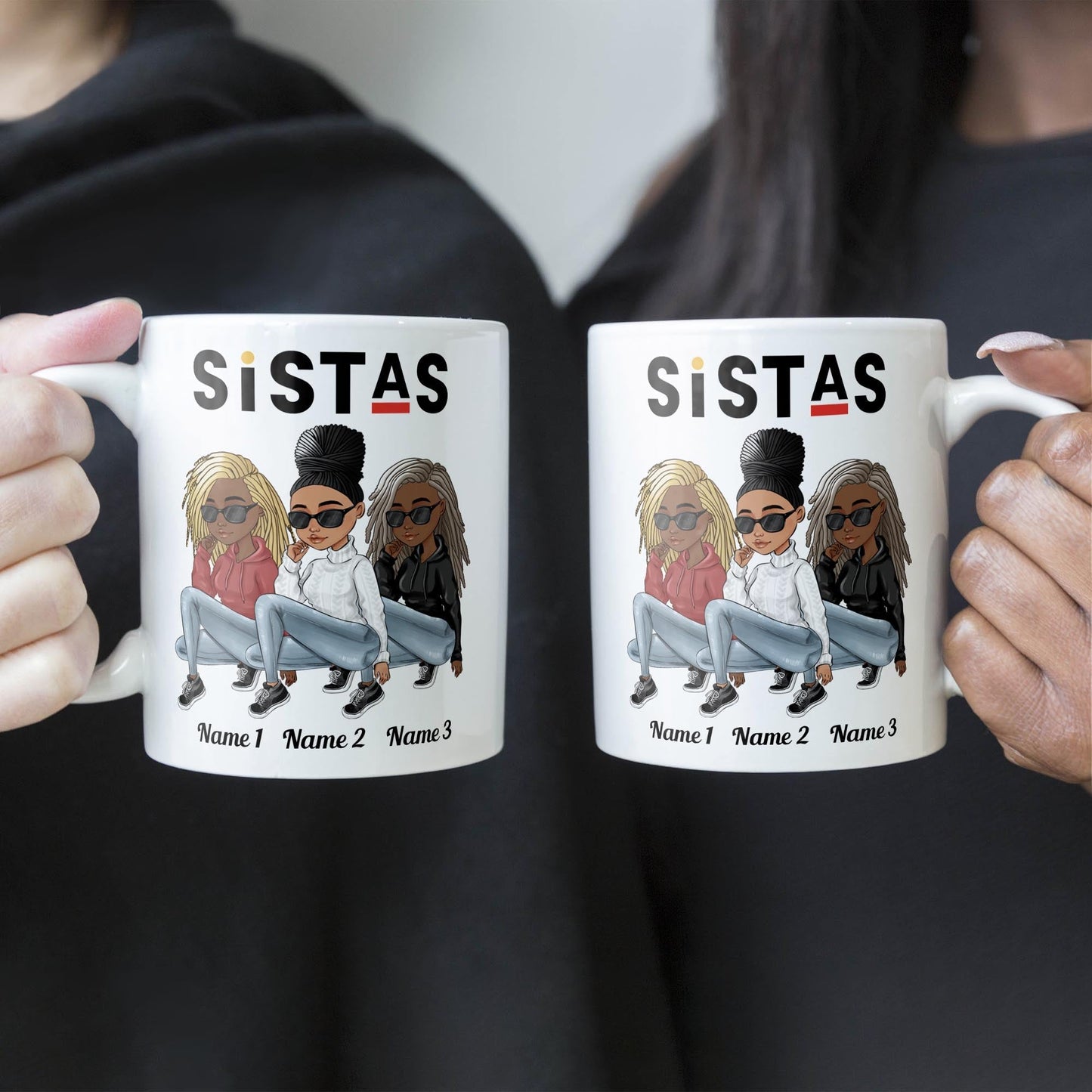 Sistas - Personalized Mug