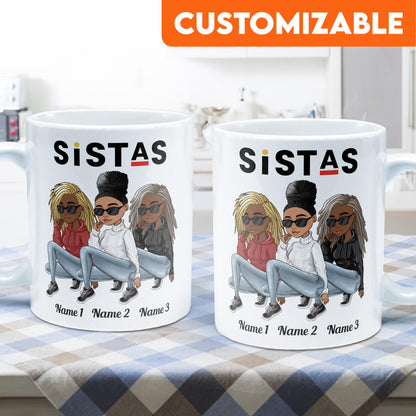 Sistas - Personalized Mug