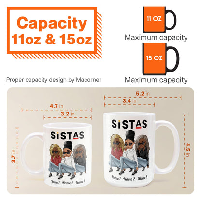 Sistas - Personalized Mug