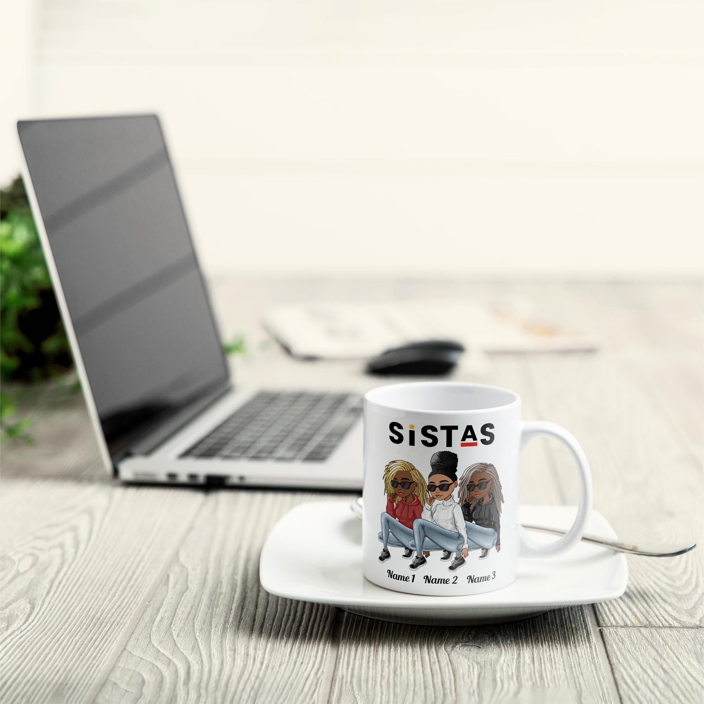 Sistas - Personalized Mug