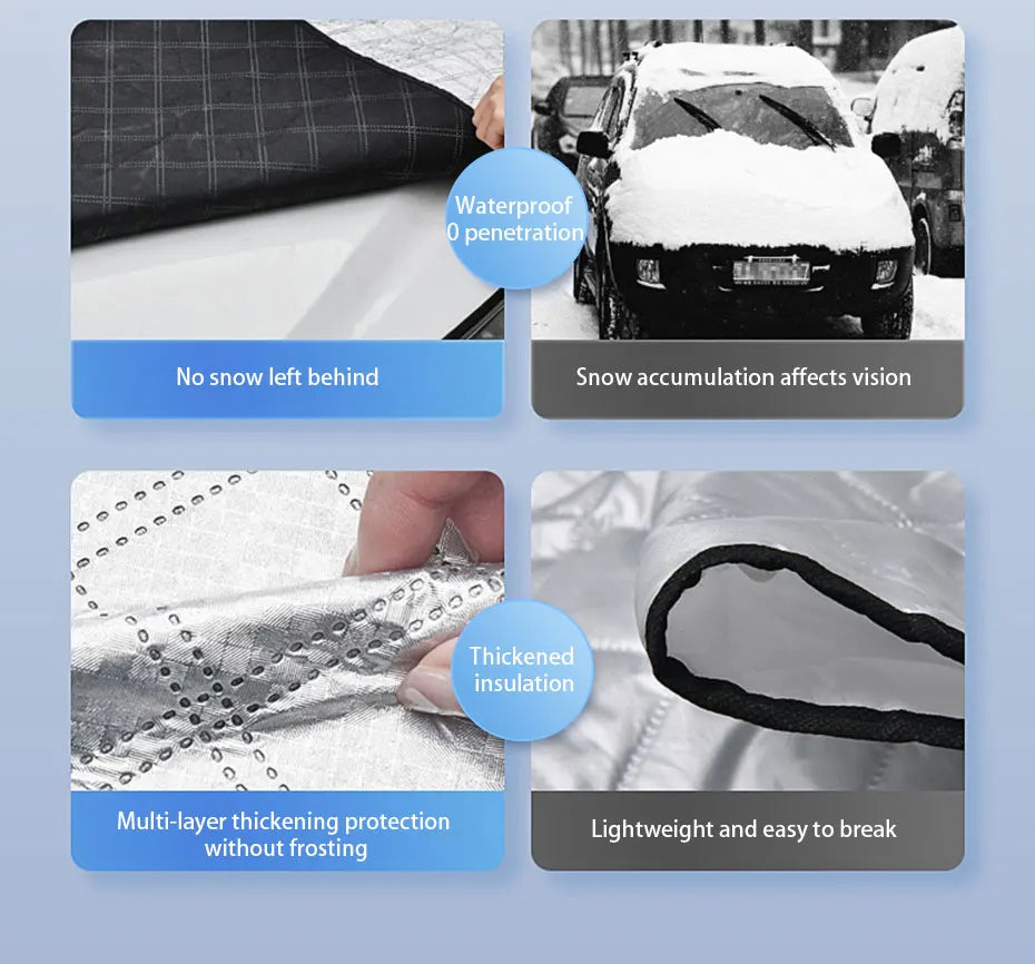Car Windshield Snow And Sun Cover