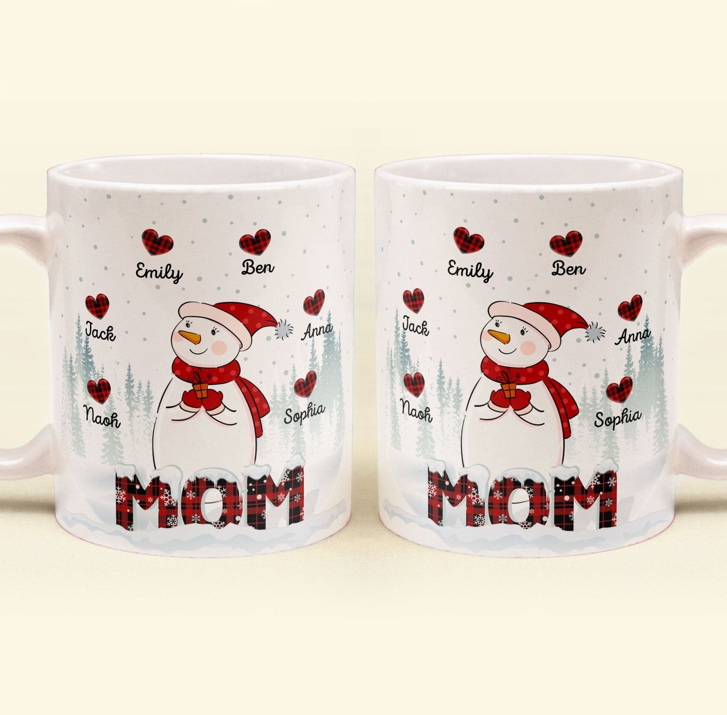 Snowmom - Personalized Mug