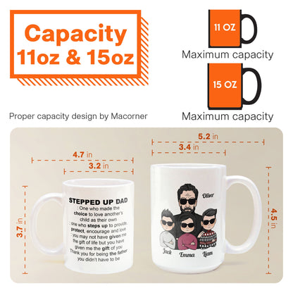 Step Dad Definition - Personalized Mug - Birthday, Christmas Gift For Step Dad, Step Father, Bonus Dad