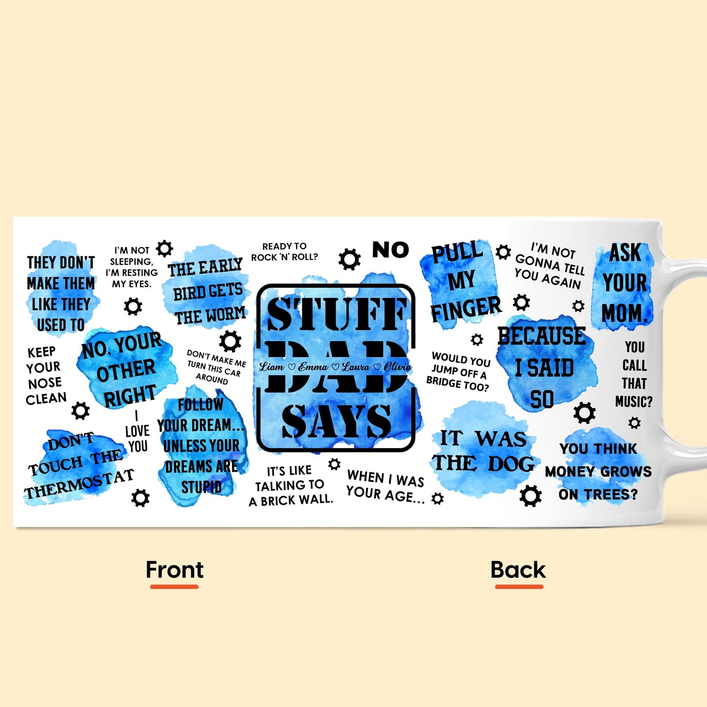 Stuff Dad Says - Personalized Mug