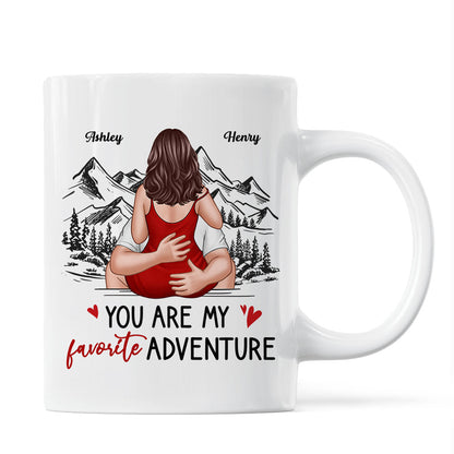 You Are My Favorite Adventure Couple Personalized Mug