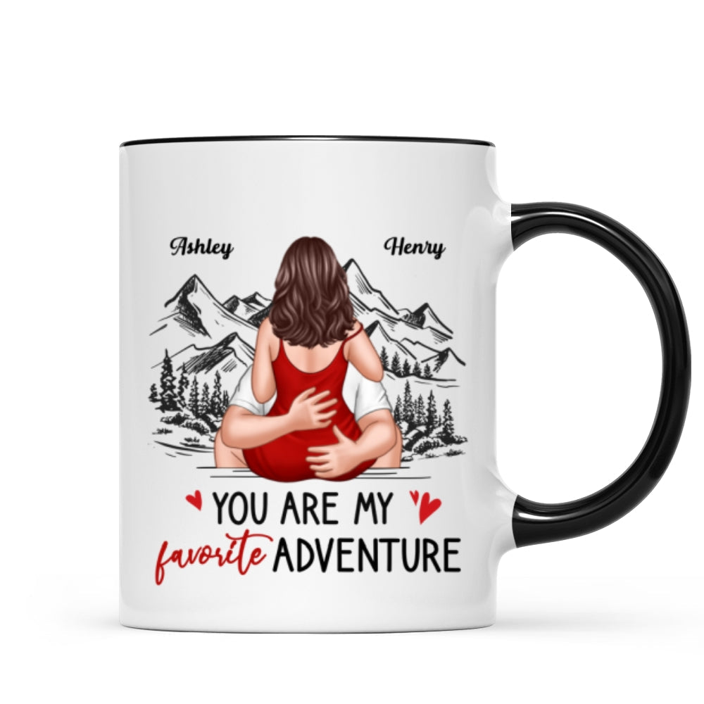You Are My Favorite Adventure Couple Personalized Mug