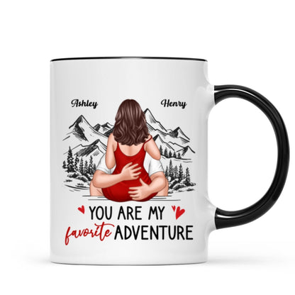 You Are My Favorite Adventure Couple Personalized Mug