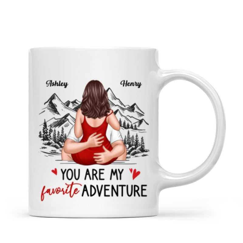You Are My Favorite Adventure Couple Personalized Mug