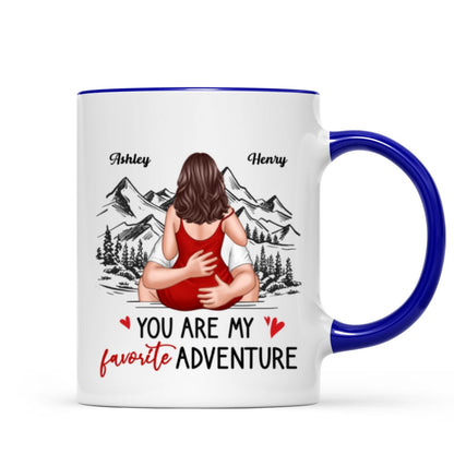 You Are My Favorite Adventure Couple Personalized Mug