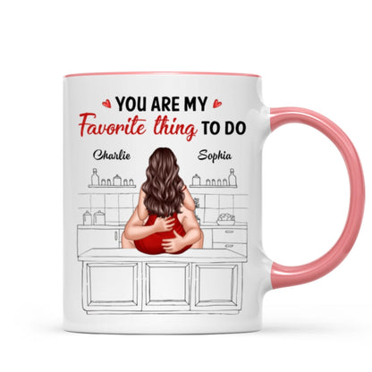 Couple Kiss Adore And Love Butt Funny Gift For Him For Her Personalized Mug