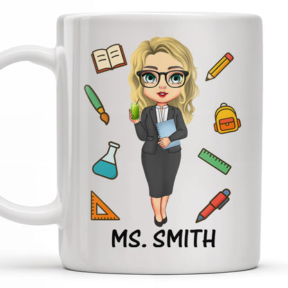 Behind Every Child Who Believes In Themselves, Teacher Appreciation - Personalized Custom Coffee Mug - TEACH030_MG