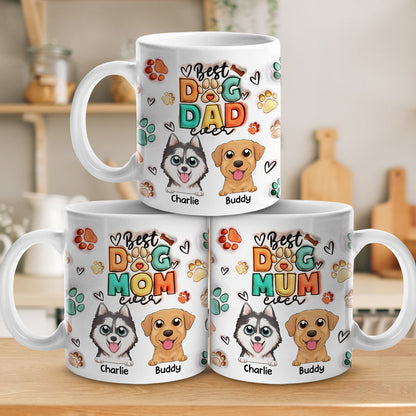 Life Would Be Ruff Without You - Dog Personalized Custom 3D Inflated Effect Printed Mug - Gift For Pet Owners, Pet Lovers